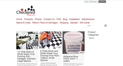 Desktop Screenshot of checkeredfloor.com